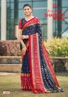 Shabnam Vol 22 By Kashvi Dull Moss Printed Bandhej Saree Suppliers In India